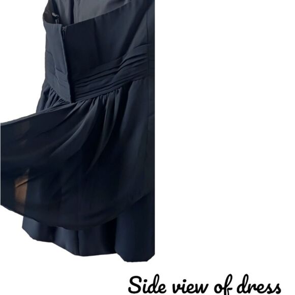 ALFRED ANGELO Women's New Cute Sleeveless Mini Black Prom Dress. - Picture 5 of 9